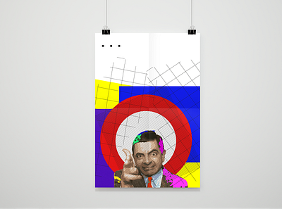 Mr Bang abstract abstract art colors design design art design graphic designs film geometric geometric art graphic graphicdesign humour illustrator minimalism minimalist mr bean revolver series target