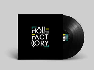 Hölle factory brand brand identity branding design design art design graphic designer designs graphic graphicdesign illustrator logo minimalist music music art typogaphy vinyl vinyl design vinyle visual design