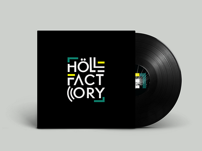 Hölle factory brand brand identity branding design design art design graphic designer designs graphic graphicdesign illustrator logo minimalist music music art typogaphy vinyl vinyl design vinyle visual design