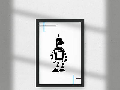 bender bender design design art design graphic designs graphicdesign illustration illustrator lineart minimalism minimalist posters robot robots