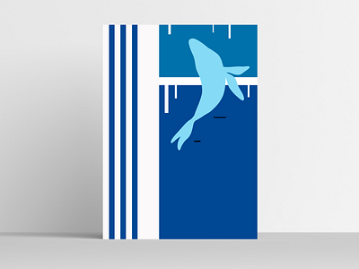 WHALE abstract art baleine blue design art design graphic designs dribble graphic graphicdesign illustration illustrator mer minimalist ocean oceanart sea whale whales