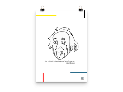 Einstein albert einstein artwork citation design art design graphic designer designs graphic graphicdesign illustration illustrator line art lineart minimalism minimalist posters typography