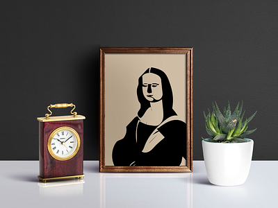 mona Lisa design design art design graphic designs graphic graphicdesign graphisme iiiustrator illustration joconde minimalist mona lisa portrait portrait design poster design posters print prints woman art