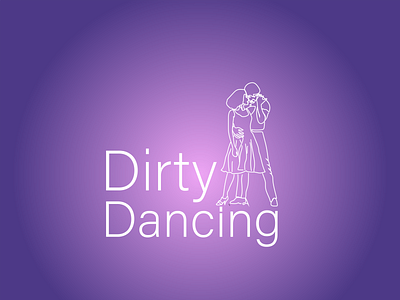 Dirty Dancing actors design design art design graphic designer designs dirty dancin film film poster graphicdesign illustration illustrator lineart pink poster print purple typography