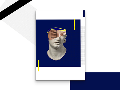 human statue abstract abstract art blue contemporary design design art design graphic designer designs geometric geometrical geometry graphic graphic design graphicdesign illustration illustrator minimalism mix and match statue