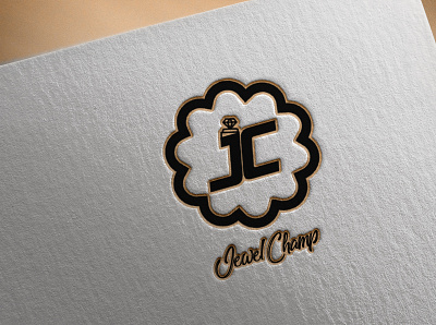 Jewel Champ branding illustration logo typography