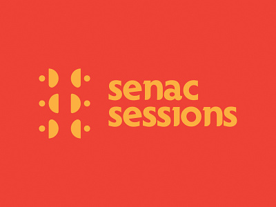 Logo Senac Sessions branding event guitar logo music senac visual identity