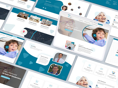 Orthodontics Web UI Design branding design services ui ux web design