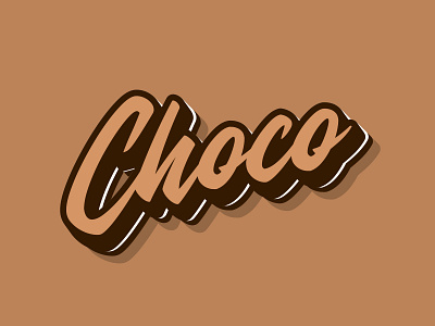 Choco Logotype calligraphy lettering lettering logo logotype logotype design typography