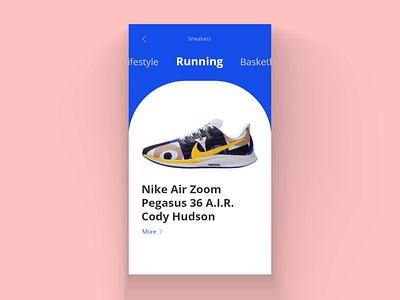 Nike App Concept animation app concept minimal mobile mobile app design mobile ui nice pink sneakers ui ui design ux