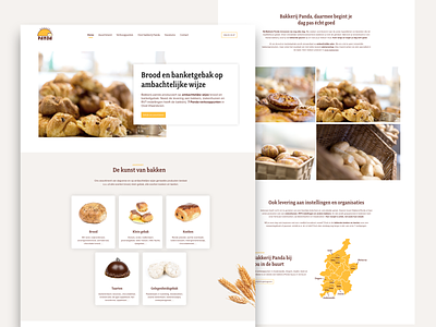 Bakery bakery bread design webdesign website