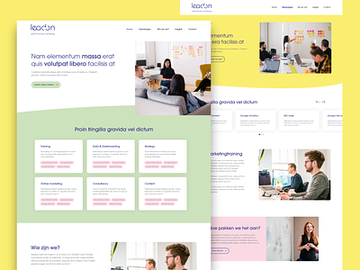 Leadon - Performance marketing design marketing webdesign website