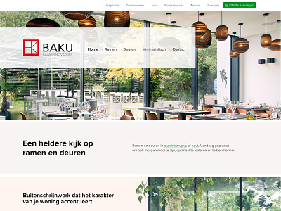 Baku - Window innovators design webdesign website