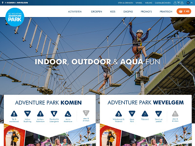 Adventure Park adventure design ski snowboard ui webdesign website