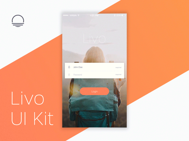 Livo UI Kit app kit livo market me photoshop sketch ui ux website