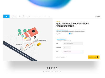 Energy Steps agency dashboard energy illustrations isometrics me steps ui ux