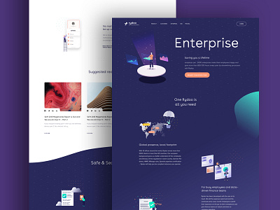 Rydoo - Enterprise agency blog dark enterprise home illustration rydoo ui ux xpenditure