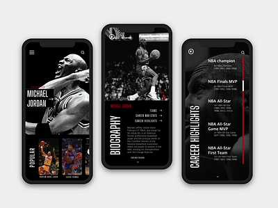 NBA Trading Cards basketball basketball app biography branding design espn fitness fox sports michael jordan mobile sports app nba nba app nba finals sports sports app ui uiux uiux design uiuxdesign ux