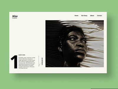 Nisa's Portfolio by Khalid Al-Amin on Dribbble