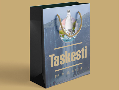Bag Mock-Up for Taskesti Water adobe animation art branding design facebook figma illustration instagram logo photoshop ui vector xd