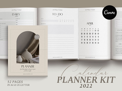 Canva Planner & 2022 Calendar kit