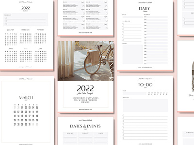 Canva Planner & 2022 Calendar kit