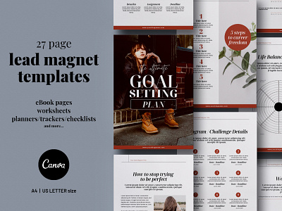 Coaching Lead magnets Canva templates Bundle 3.14co brochure design brochure layout brochure template canva ebook cover ebook design ebook layout planner template typography workbook template