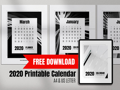 FREE 2020 Printable Calendar 2020 3.14co calendar calendar design design free free download free template freebie planner printables template design typography