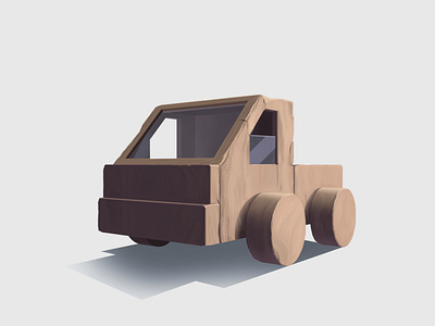 Wooden car