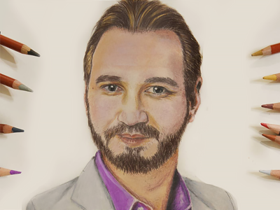 Nicholas James Vujicic portrait draw drawing illustraion painting portrait