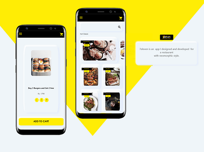 Food Delivery App adobexd app design branding cleanui design foodapp illustration interaction design minimal modern ui neomorphism soft ui ui ux