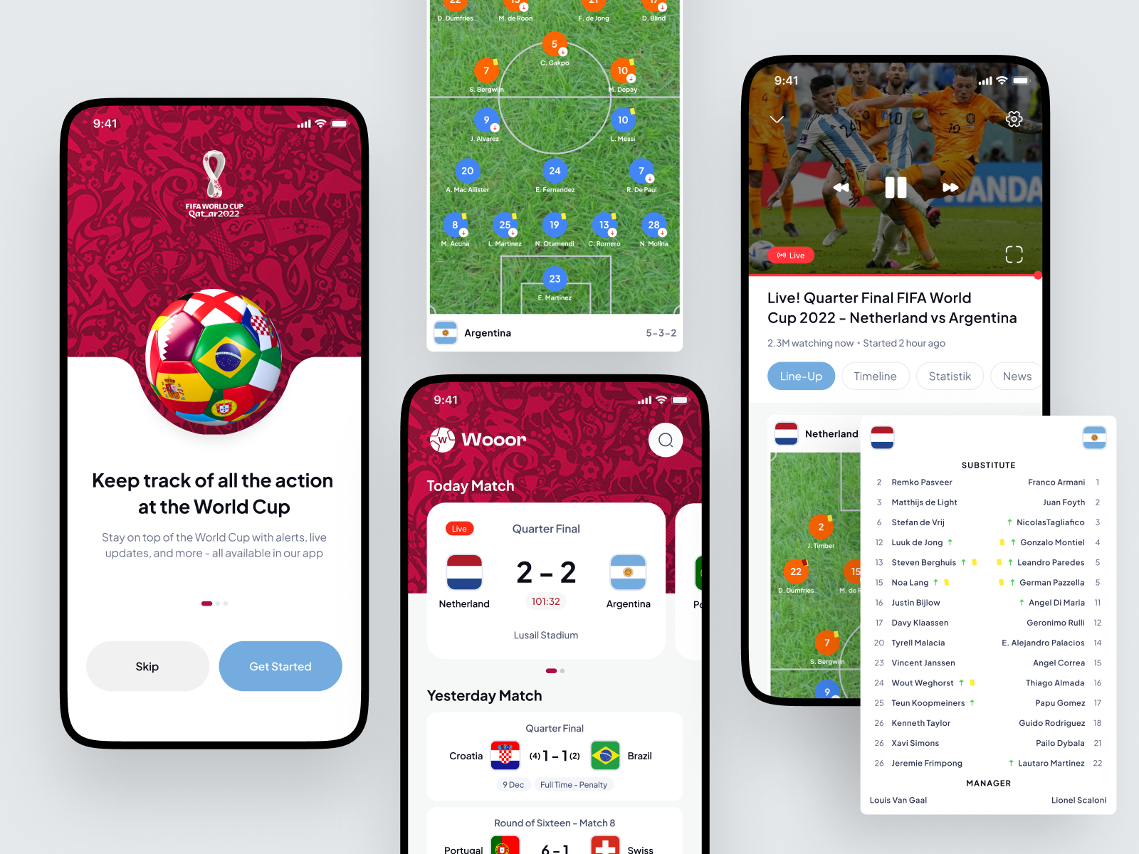 Wooor - FIFA World Cup App by Muhammad Afin ☘ on Dribbble