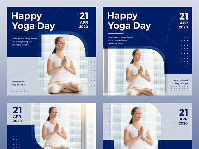 Yoga Social Media Design banner ads branding fitness gym instagram instagram post social media ads social media design socialmediamarketing yoga