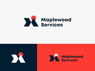 Maplewood services Logo brand identity branding design logo logo design logo designer logo mark maplewood logo minimalist ui