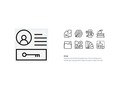 Progress Software linear icon style flat icons illustration ui vector