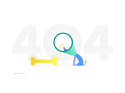Error page 404 flat illustration nativescript vector