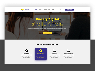 This is the Digital Solution - Landing Page