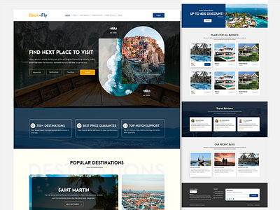 Book-fly - Landing Page