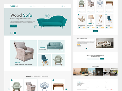 WOOD BAR - eCommerce Website Design