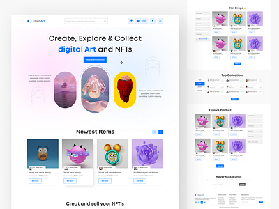 NFT Website Landing Page art crypto cryptoart cryptocurrency digitalart ethereum nft nftart nftartist nftcollector nftcommunity nfts
