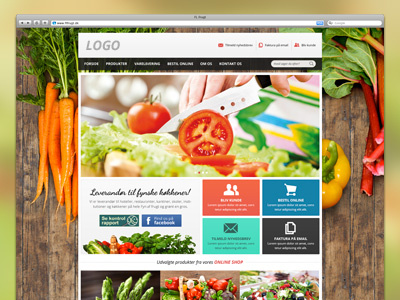 Fruits and vegetables (WIP) ecommerce fruit vegetables webshop website wood