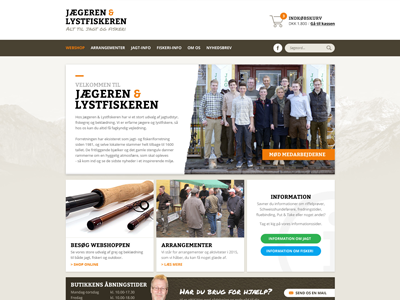 E-commerce (WIP) brown e-commerce hunting orange webshop website