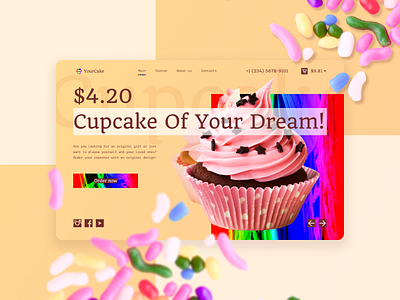 Website Design (desktop and mobile) YourCake