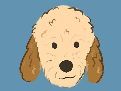 Pet portrait - Ziggy digital illustration dog illustration doodle art illustraion pet portrait