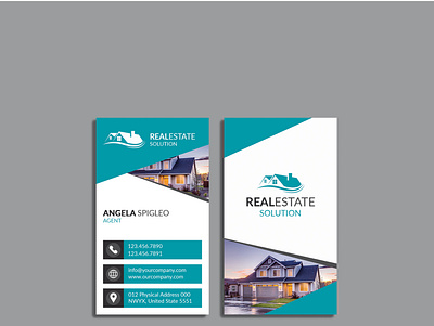 Realestate Business Card business card corporate business card design