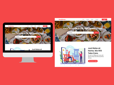 Food Delivery Landing Page