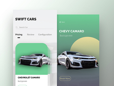 Chevy UI app design figma ui ux web