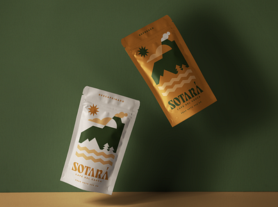 SOTARÁ - Branding arauca beams brand branding coffee colombia colombian graphic design green icon illustration logo orange typography vulcano