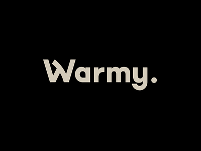 Warmy - Logo available black brand branding cosmetics design graphic design logo logotype minimal presentation typography vector warm