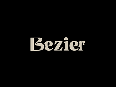 Bezier - Logo agency bezier brand branding colombia design designer graphic design group logo minimal modern serif typography vector
